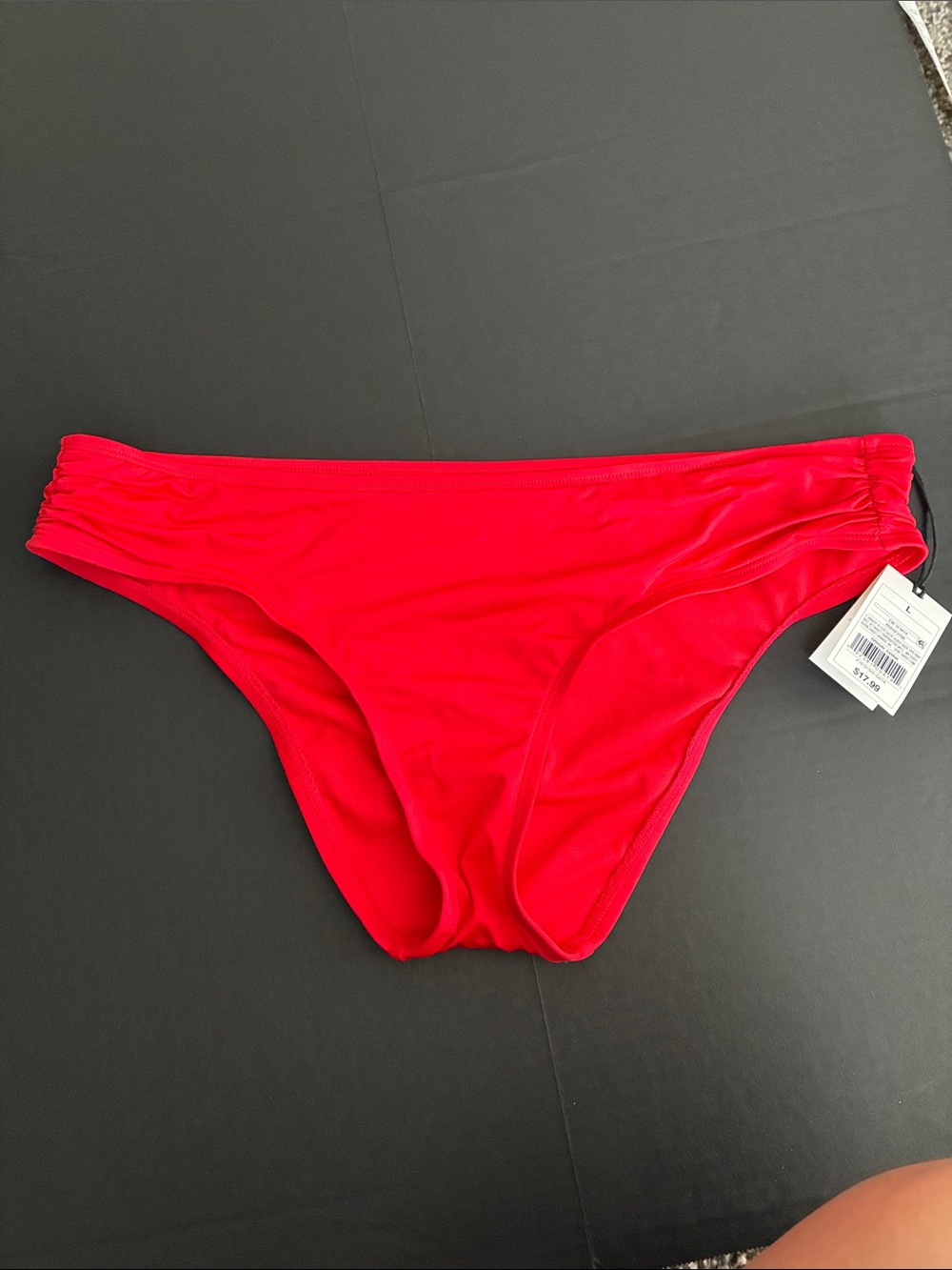 Shade & Shore Bold Red Bikini Bottom - Women's L Swimwear